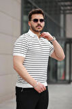 ERKEK POLİAMİD İPLİK TRİKO ÖRME FERMUARLI POLO YAKA TİŞÖRT