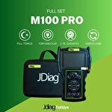 JDiag M100 Pro Motosiklet Arıza Tespit Cihazı Full Set 20 Kablo