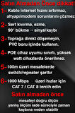 MN6 M103FN 25 Metre Internet Kablosu/UTP-CAT6/Gigabit/Destekli/ethernet Kablosu 25 Metre/iç Mekan Uyumlu