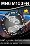 MN6 M103FN 25 Metre Internet Kablosu/UTP-CAT6/Gigabit/Destekli/ethernet Kablosu 25 Metre/iç Mekan Uyumlu