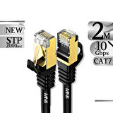 MN6 M109F Cat7 Kablo/2 METRE/10GBPS-2000MHZ-24 Awg-S/STP-Cat7 Ethernet Kablosu