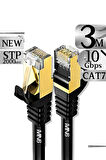 MN6 M109F Cat7 Kablo/3 METRE/10GBPS-2000MHZ-24 Awg-S/STP-Cat7 Ethernet Kablosu