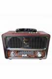 M-111Bt Şarjlı Nostaljik Radyo Usb/Sd/Mp3/Bluetooth Meier