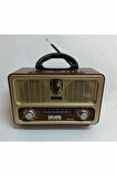 M-111BT Nostalji Radyo Bluetoothlu Kumandalı Usb