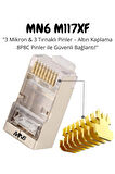 MN6 M117XF Cat6 jack/35 Adet-Metal EZ/Yeni Nesil rj45 cat6-8P/8C AÇIK UÇLU/Cat6 Konnektör