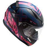 LS2 RAPID XTREET MAT MAVİ-MOR KASK XL