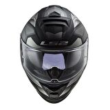 LS2 STORM 2 FASTER MAT TITANIUM KASK L