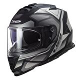 LS2 STORM 2 FASTER MAT TITANIUM KASK XXL