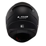 LS2 RAPID 2 MAT SİYAH KASK L Yeni Sezon