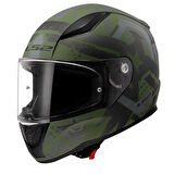 Ls2 Rapid 2 Thunder Birds Mat Yeşil-Siyah-Gri Kask