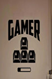 Ahşap Gamer Tuşlu Duvar Dekoru