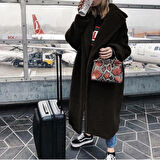 Kışlık Peluş Kadın Şık Ceket