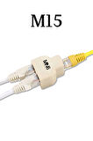 MN6 M15 kablo birleştirici/4Adet-3kablo girişli-Cat5/5e-Cat6-uyumlu/lan kablosu Birleştirici Ara Aparatı