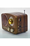 Nostaljik Fm Radyo Bluetooth-Usb-Retro Meier M161-Bt