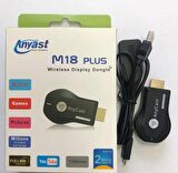 AnyCast M18 Plus Full HD Android iOS Uyumlu Kablosuz HDMI Ses ve Görüntü Aktarıcı