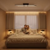 Cosmo Silver Lineer LED Sarkıt Avize – Kumandalı Dim Edilebilir – Yukarı & Aşağı Işık - 3000K