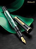 Pelikan Klasik Seri M200 Sedef Yeşil Dolma Kalem - EF
