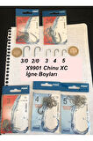 Chinu 3/0 Numara 10'lu Paket M-x 9901 Sb Çapraz Olta Iğnesi