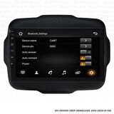 Araç Multimedya Jeep Renegade Android 12 Carplay 4Gb Ram + 64Gb Hdd Navigasyon Ekran MYW
