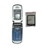 Samsung M300 Kasa Samsung Galaxy M300 Uyumlu Gri Renk Orta Kasa Ön Arka Kapak Tuş Takımı