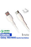 Samsung Galaxy M30 - M30S Şarj Kablosu USB - TYPE-C 3.4A 20w