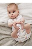 % 100 Pamuklu Lemon Yellow Circus 3’lü Romper Set