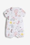 % 100 Pamuklu Lemon Yellow Circus 3’lü Romper Set