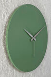 Round Model Dekoratif Modern Metal Sıvama Akar Sessiz Mekanizmalı Duvar Saati (40*40 CM)