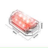 Uzaktan Kumandalı Motosiklet,Bisiklet Şarj Edilebilir Çakar Led 7 Renk Modlu Led Işık,Uyarı Işığı