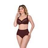 Bordo Mı Emay 183 B Yan Destekli Toparlayıcı Balenli Sütyen