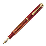 Pelikan Souveran M600 Dolma Kalem Tortoiseshell-Red EF Uç