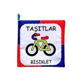 Tox Taşıtlar Kumaş Sessiz Kitap T050 - Bez Kitap , Eğitici Oyuncak , Yumuşak ve Hışırtılı