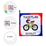 Tox Taşıtlar Kumaş Sessiz Kitap T050 - Bez Kitap , Eğitici Oyuncak , Yumuşak ve Hışırtılı