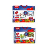4 Set - 96 Parça Tox Orman ve Kış 5+ Keçe Yapboz - 5 Yaş Puzzle T014 T015