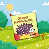 Tox Orman Hayvanları Kumaş Sessiz Kitap T055 - Bez Kitap , Eğitici Oyuncak , Yumuşak ve Hışırtılı