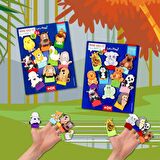 2 Set - 20 Parça Tox Evcil Hayvanlar ve Vahşi Hayvanlar Parmak Kukla T771 T782