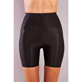 Golshan Girdle Hight Waist Micro Short Corset, İz Yapmayan Görünmez Yüksek Bel Paçalı Siyah Korse