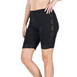 MARSiLYAN- Dantelli Uzun Kadın Şort 418