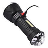 Ayt Powermaster CL-W09 Ledli Mini Disko Toplu Şarjlı El Feneri Işıldak Aydınlatma