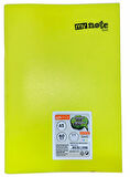 Mynote Text Neon Defter A5 60 Yp Kareli
