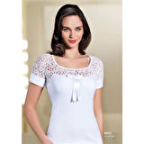 Şahinler Dantelli Kısa Kol Atlet B412