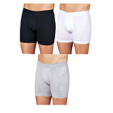 Huma One Erkek Lycralı Düz Boxer 2170