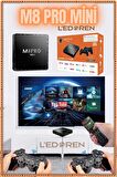 Android Tv Box 2.4g 10k Ultra Hd 2gb Ram 64gb Hafıza 10000 Retro Oyunlu Konsol Game Stick M8 Pro Mini