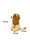 Sevimli Aslan Peluş Oyuncak İthal Organic Kumaş 35 cm Hediyelik Uyku Arkadaşı
