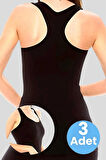 Uniquetrenders Kadın Sporcu Atlet Fitness Atlet Pilates Atlet Yoga Atlet 3'lü Set