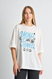 ALEXANDERGARDI Dokulu Baskı Kadın T-shirt