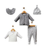 Eterella Little Frog 5 Parça Hastane Çıkışı Grey
