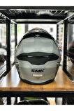 Gullwing Tourleader Çene Açılır Kask - Gri/siyah