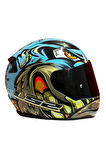 RAPID 2 RACE NEO MAVİ-MOR KASK + SPOİLER SET