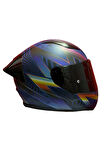 RAPID 2 RACE OPTIK MAT MAVİ-MOR KASK++SPOİLER-SET